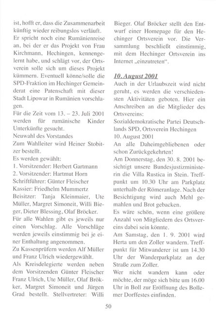 Festschrift Seite 50